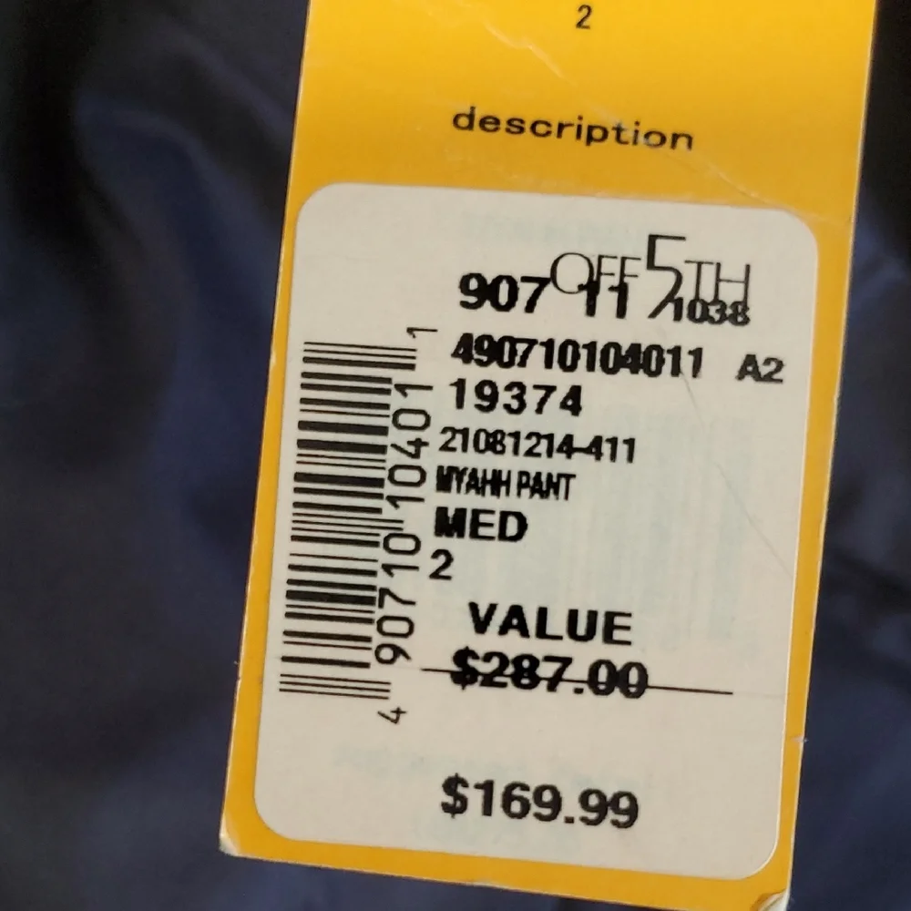 NWT Tory Burch Blue Wide-Leg Trousers Office Board Room Dress Pants Size 2 - Picture 16 of 16